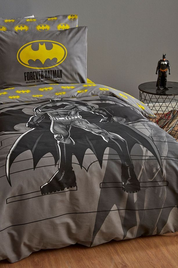 Dark Knight %100 Pamuk Tek Kişilik Nevresim Takımı - 2