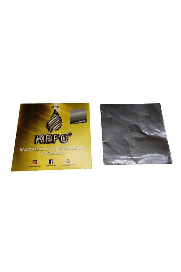 Kefo 40 Mikron Hazır Kesilmiş Nargile Folyosu Sarı Paket - 1