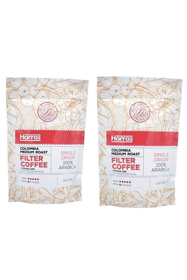 Kavrulmuş Yumuşak Içim Filtre Kahve Colombia Medium Roast 250 gr X 2 Adet - 1