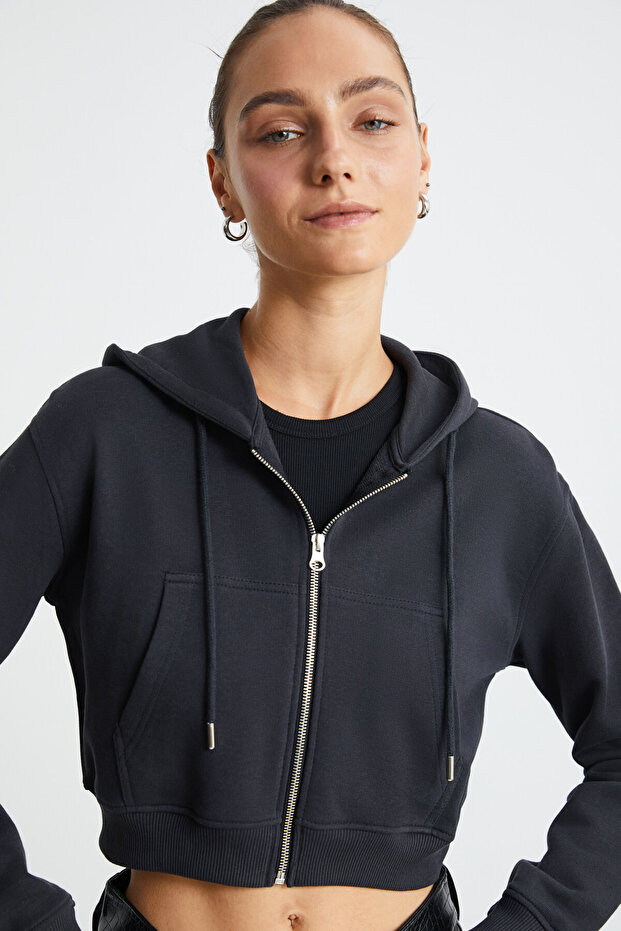 ESTER Kadın Antrasit Sweatshirt - 4