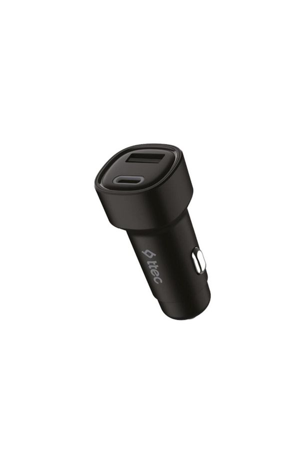 Süper Hızlı 3.1amper 1xusb Ve 1x Type-c Araç Şarj Cihazı, 12/24v Çakmaklık Girişli Akım Korumal - 1