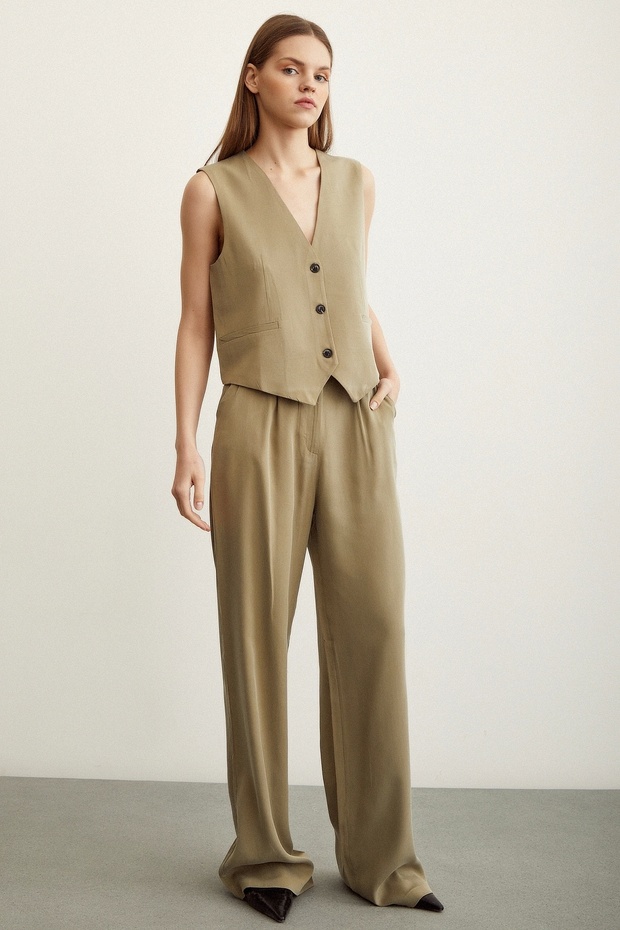 Geniş Paça Pantolon - 2