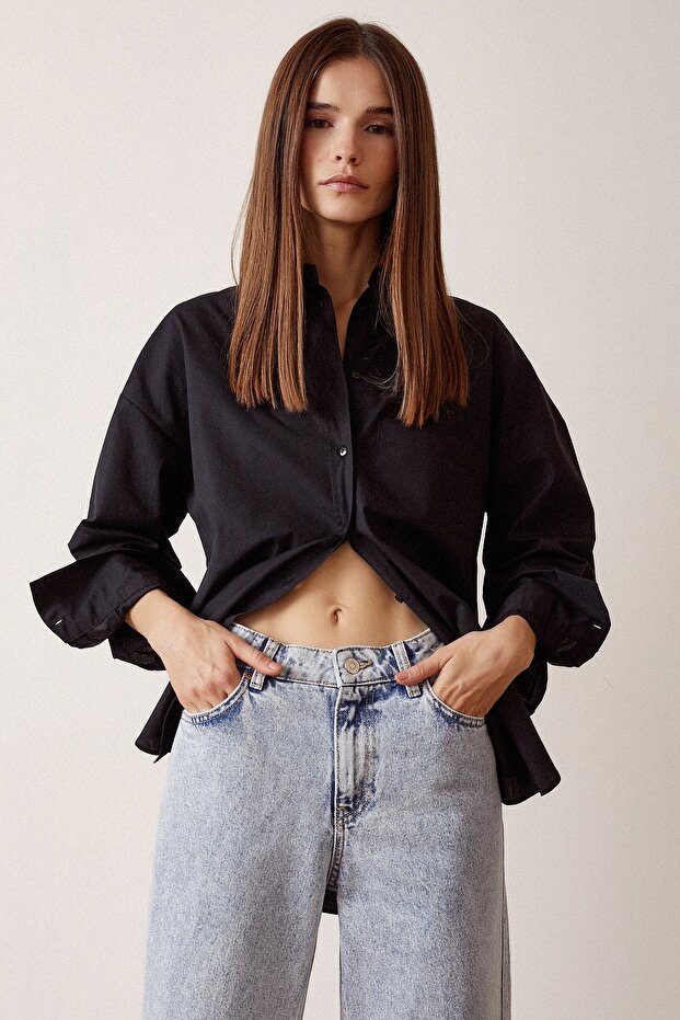 Boyfriend Basic Gömlek - 5