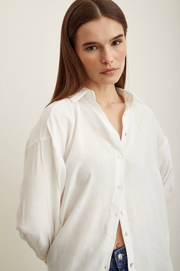 Basic Modal Gömlek - 6