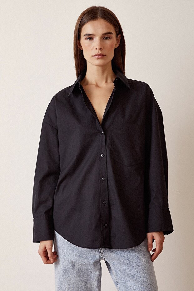 Boyfriend Basic Gömlek - 3