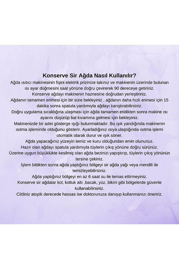 Depirol Sir Ağda Isıtıcı Makine Set - 3
