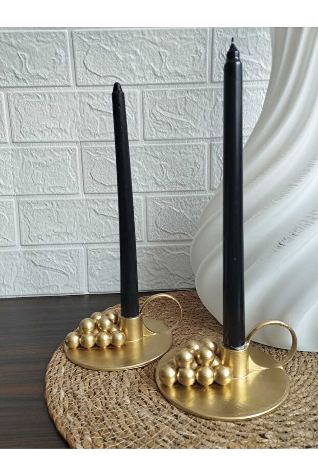 Üzüm Desenli Şamdan - 2