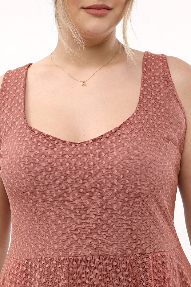 Rochie de seara eleganta din tul elastic - 5