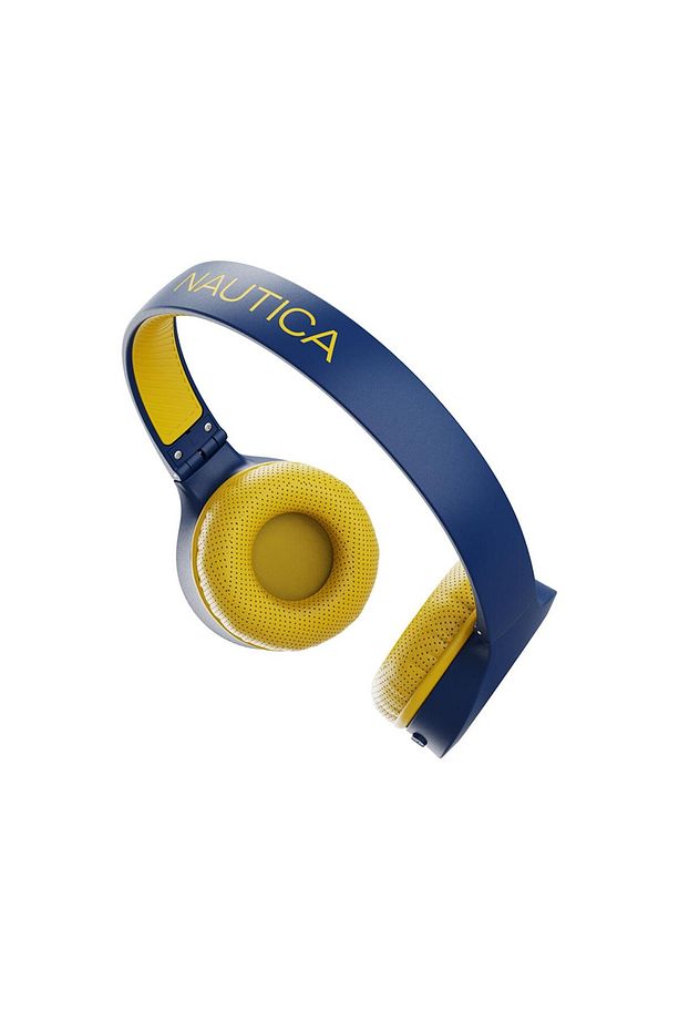 H120 Stereo Kablosuz Bluetooth Mikrofonlu Kulaküstü Kulaklık Navy Sarı - 4