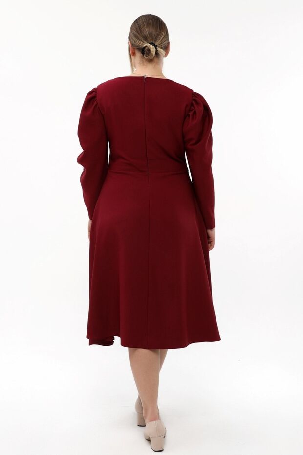 Rochie de seară pliată Robe elastică - 3