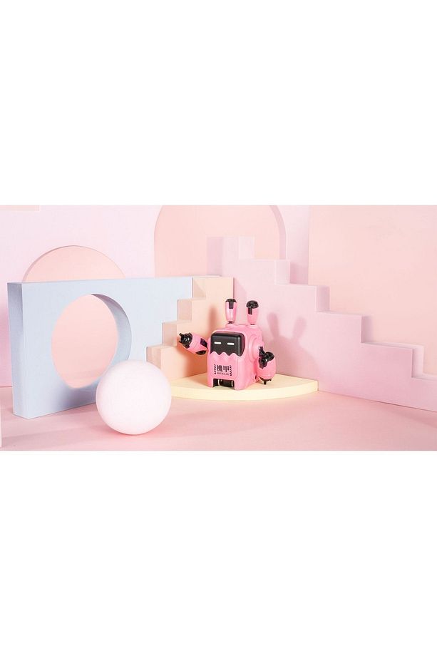 Delta35 Pembe Robot Figürlü 35w Hızlı Şarj Adaptörü - 6