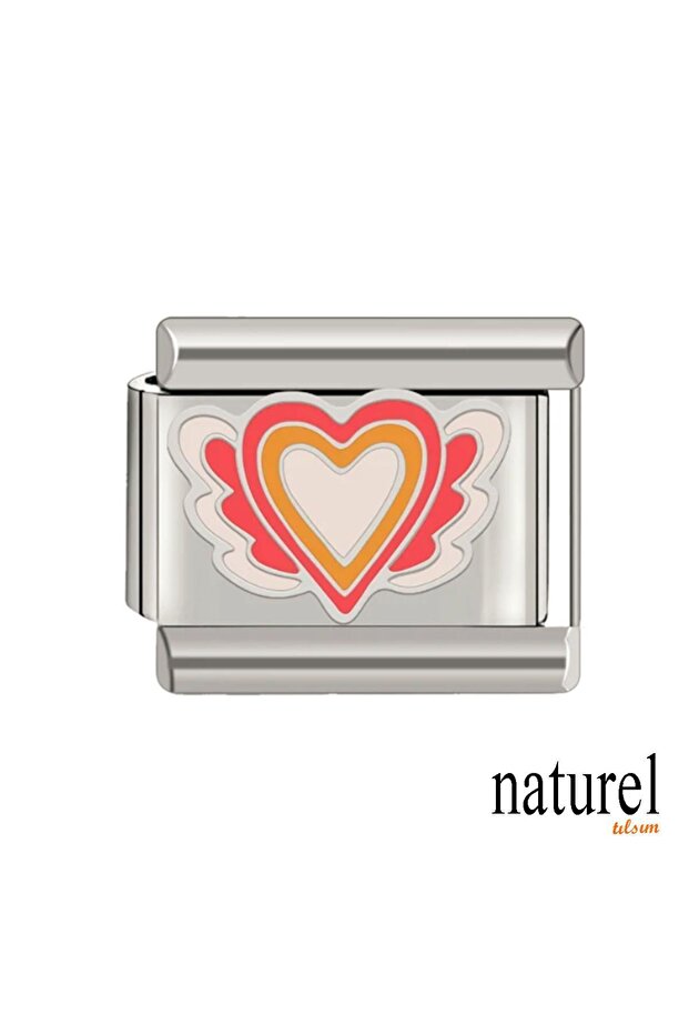 Italian Stainless Steel 9mm Love Series Charm