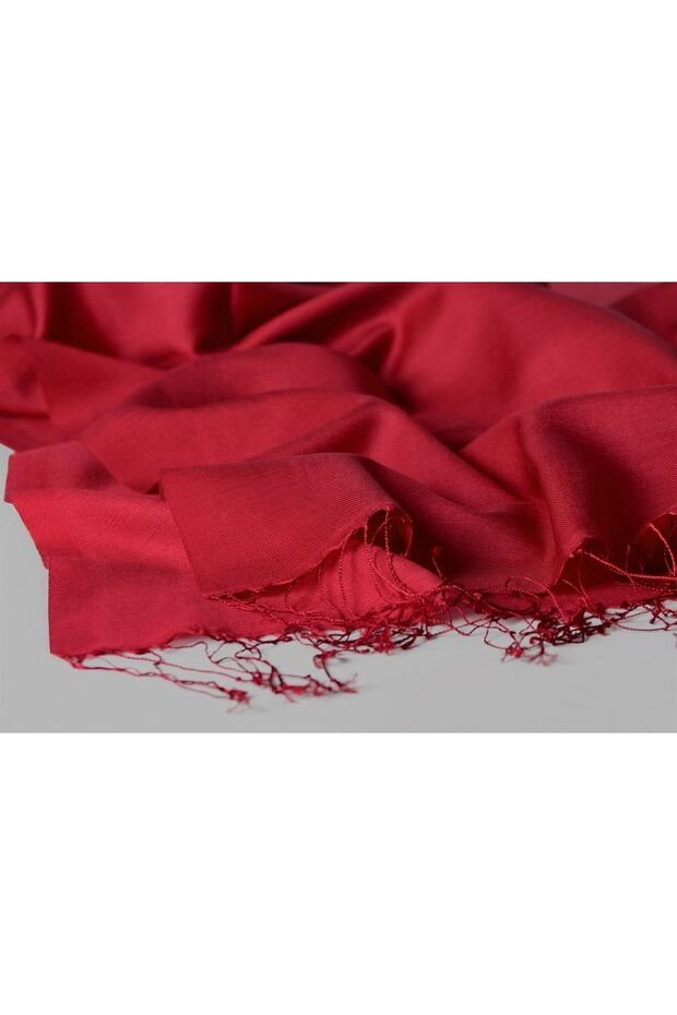 Ipeksı Şal - Kırmızı - 1