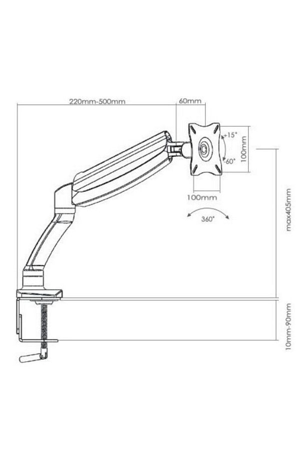 Surefix 715 Monitör Masa Askı Aparatı - 2