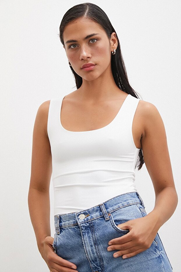 Astarlı Atlet Beyaz - 1