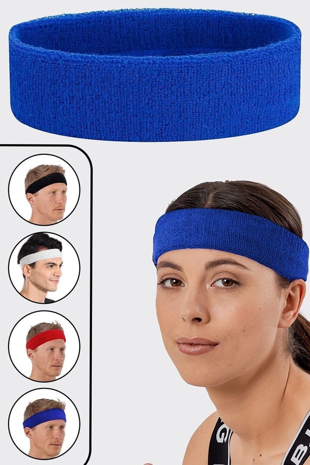 Towel Hair Band Professional Hair Band 100% Sweat Absorbing Towel Band