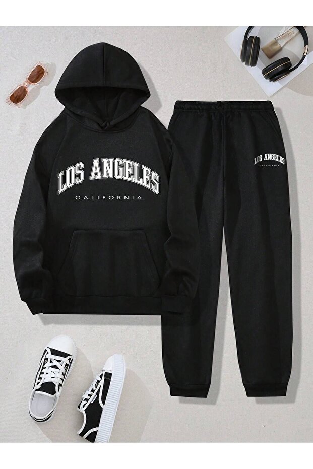 Men's Hooded Tracksuit Set - Modavibe