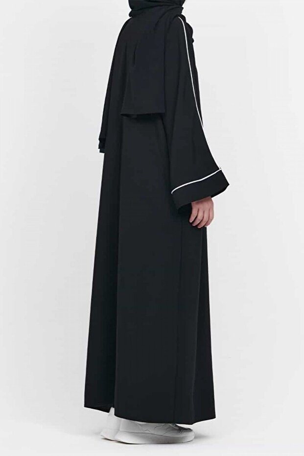 Soft Biyeli Ferace - Siyah - 3