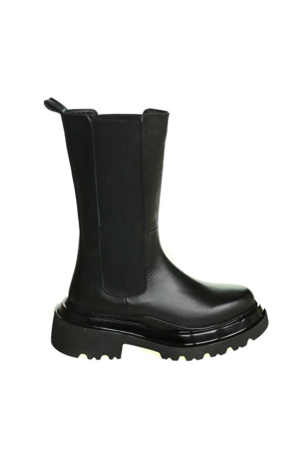 Siyah Kadın Postal Bot - 1