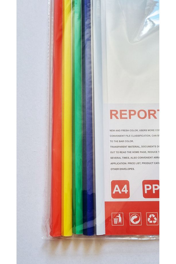 10'lu Sıkıştırmalı Sürgülü Dosya Midgo A4 PP - 3