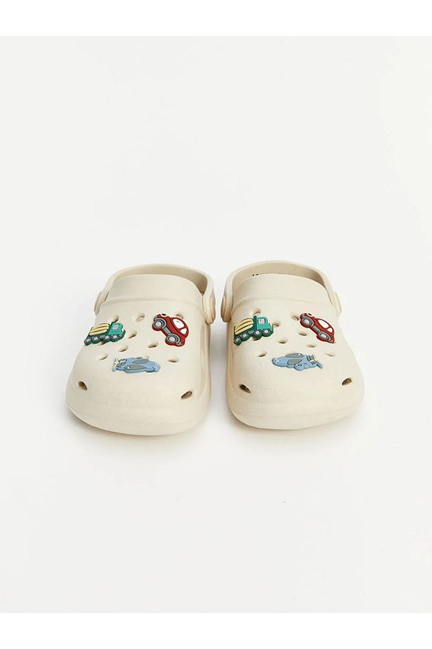LCW STEPS Bej Baskılı Erkek Bebek Plaj Sandaleti - 2