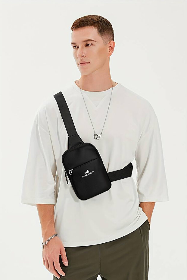 Frank Martin Lizbon Orijinal Unisex Günlük Ayarlanabilir Askılı Spor Çapraz El Göğüs Ve Omuz Çantası 140-011