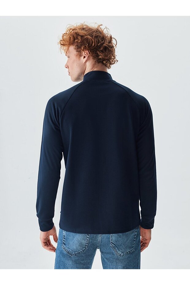 Lacivert Sweatshırt - 3