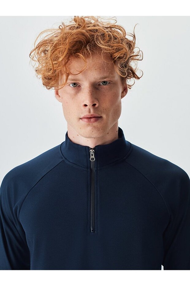 Lacivert Sweatshırt - 4