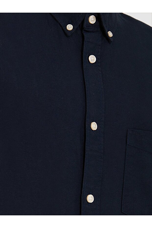 Cepli Lacivert Gömlek - 3