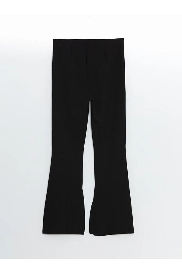 LCWAIKIKI Maternity Yeni Siyah Dar Fit Düz Geniş Paça Hamile Pantolon - 4