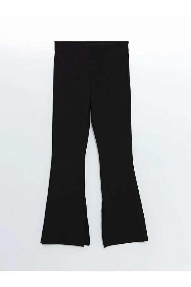 LCWAIKIKI Maternity Yeni Siyah Dar Fit Düz Geniş Paça Hamile Pantolon - 3