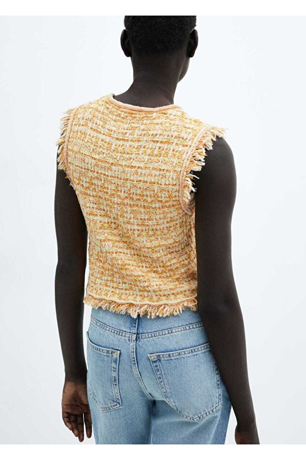 Dikişsiz tüvit bluz - 4