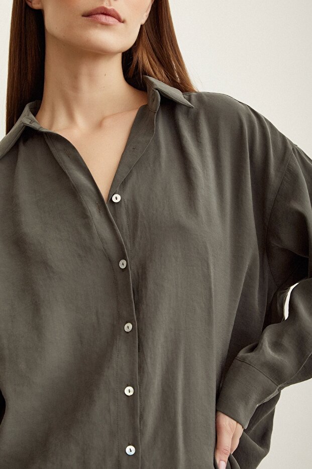 Basic Modal Gömlek - 3