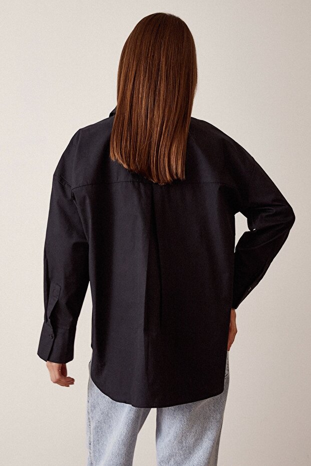 Boyfriend Basic Gömlek - 2