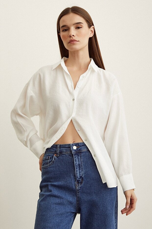 Basic Modal Gömlek - 5