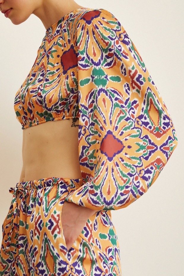 Sırt Dekolteli Crop - 6