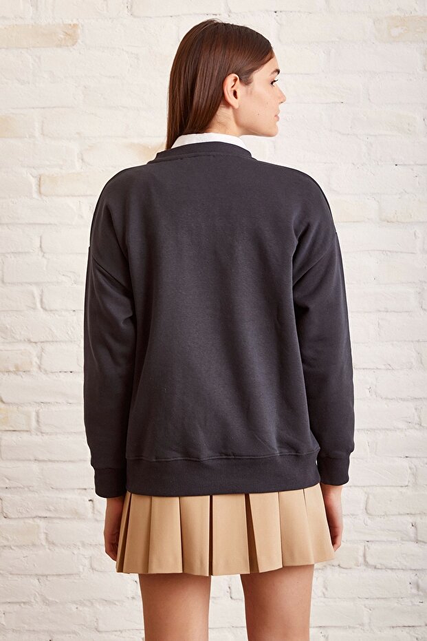 Lakers Baskılı Sweatshirt - 6