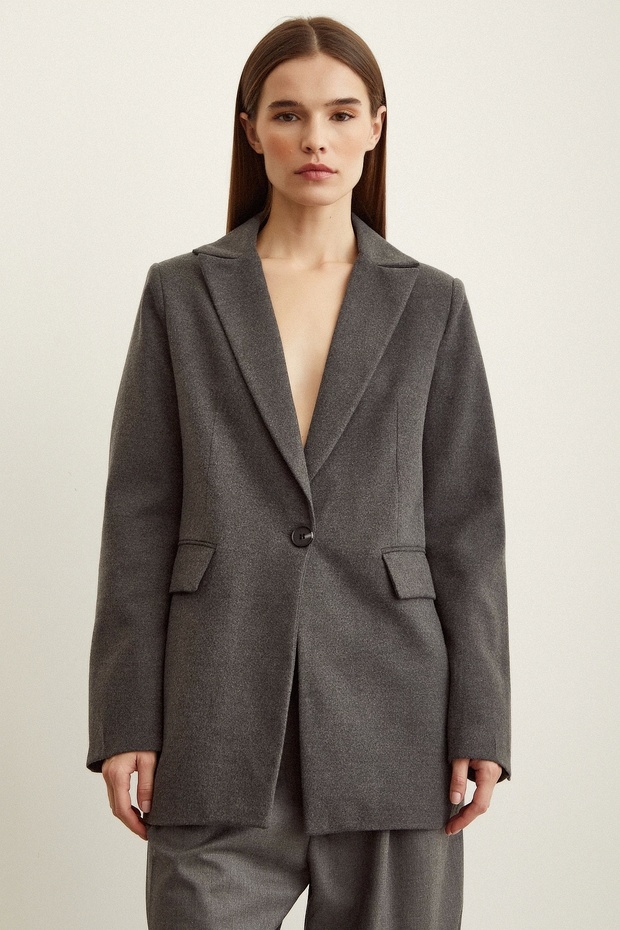 Slim Fit Blazer Ceket - 5