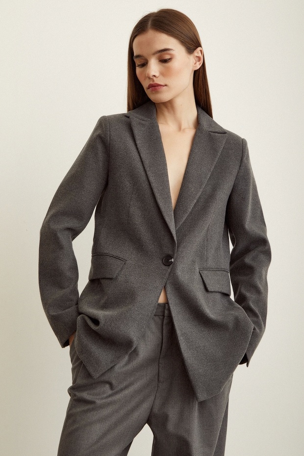 Slim Fit Blazer Ceket - 1