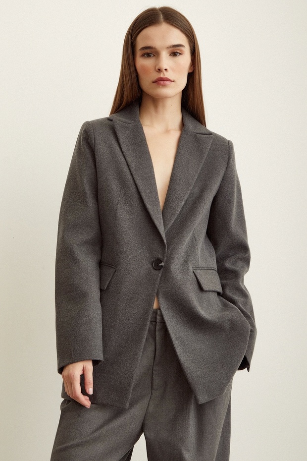 Slim Fit Blazer Ceket - 4