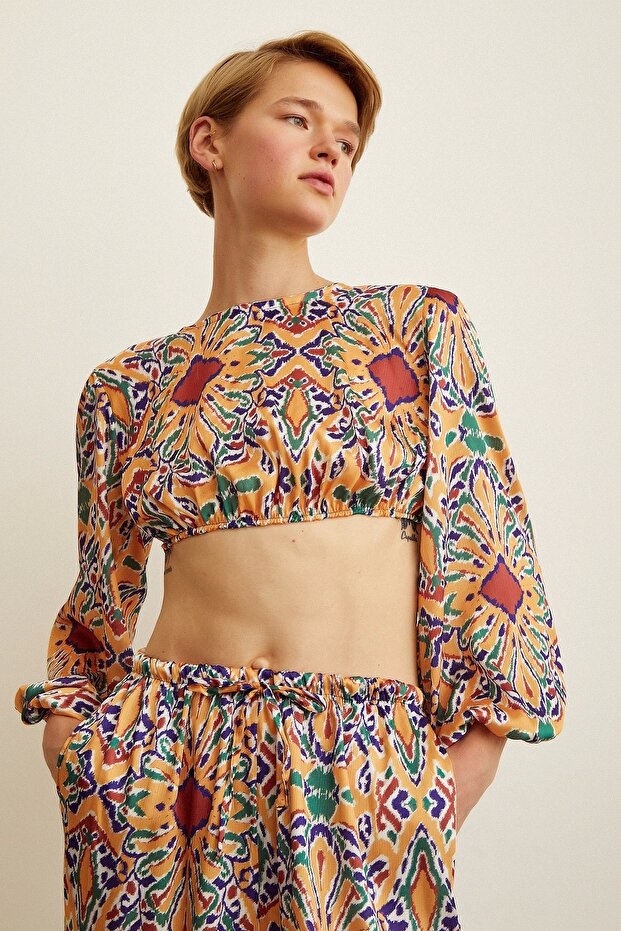 Sırt Dekolteli Crop - 4