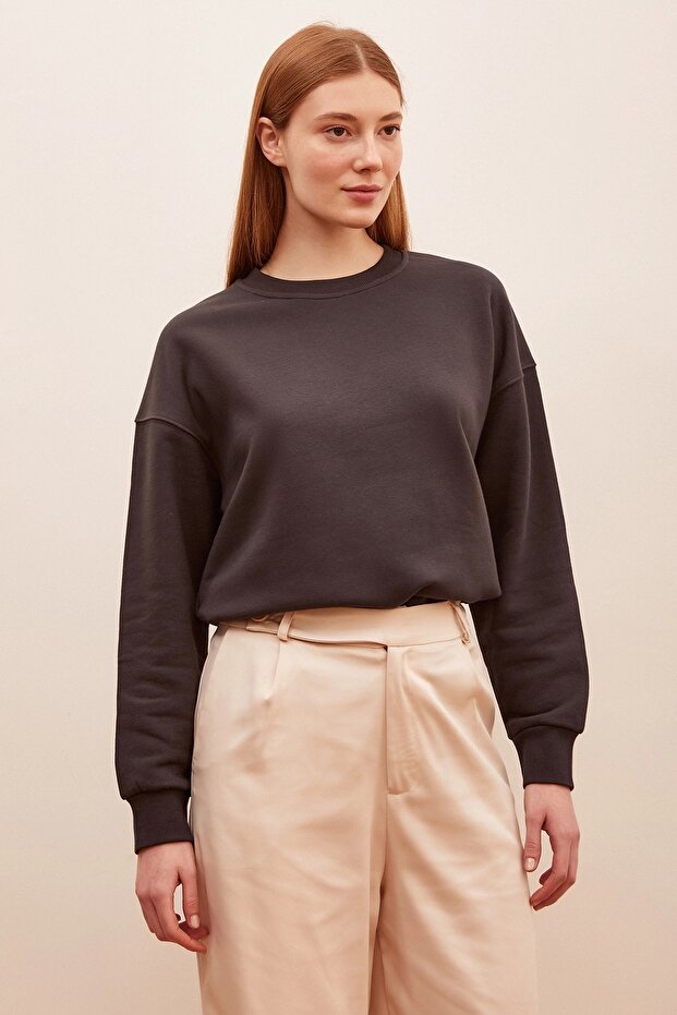 Bisiklet Yaka Sweatshirt - 6