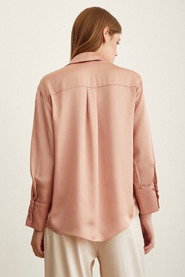 Basic Saten Gömlek - 5