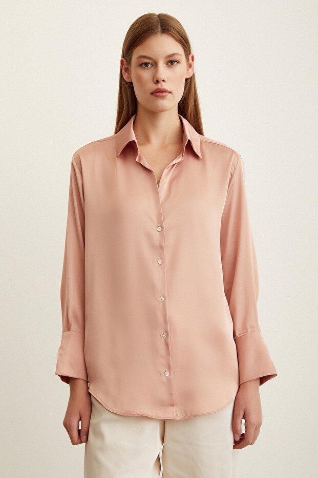 Basic Saten Gömlek - 2