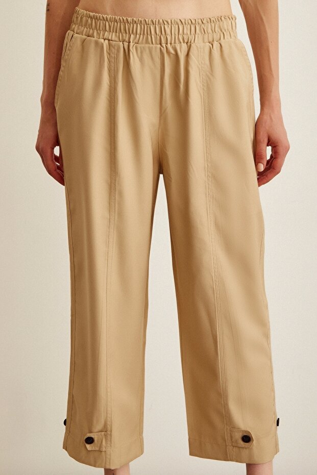 Elastične ležerne pantalone - 5