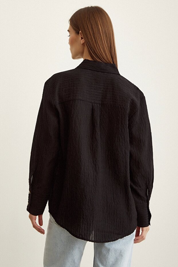 Stripe Patterned Shirt - 5