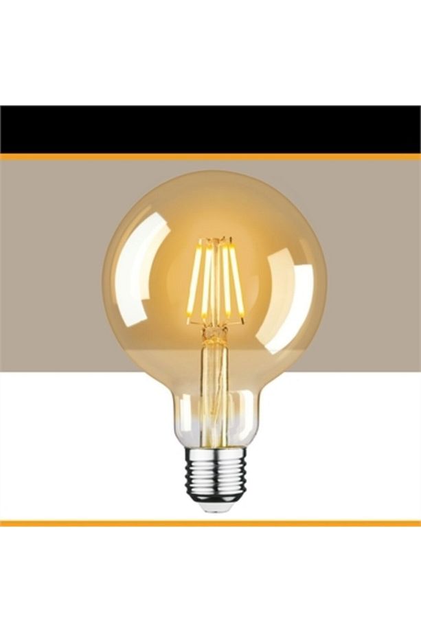 Grafen Rustik Led Ampul G95 Glop Model E27 Standart Duy 4 Watt - 3