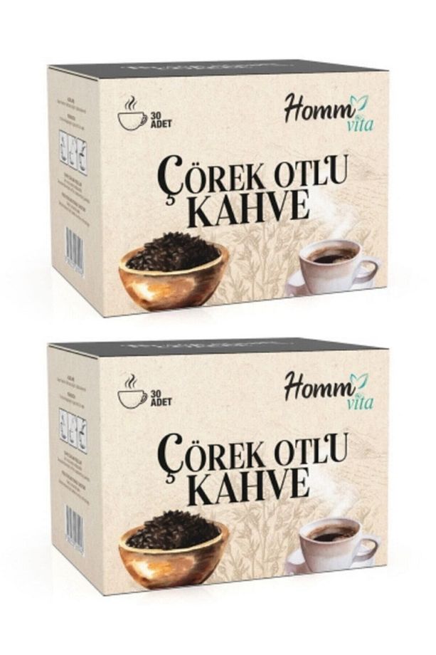 Bitkisel Çörekotlu Kahve 30 Adet 2 Kutu - 1