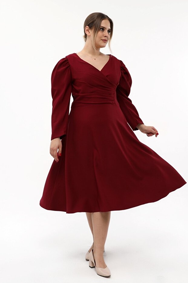 Rochie de seară pliată Robe elastică - 6