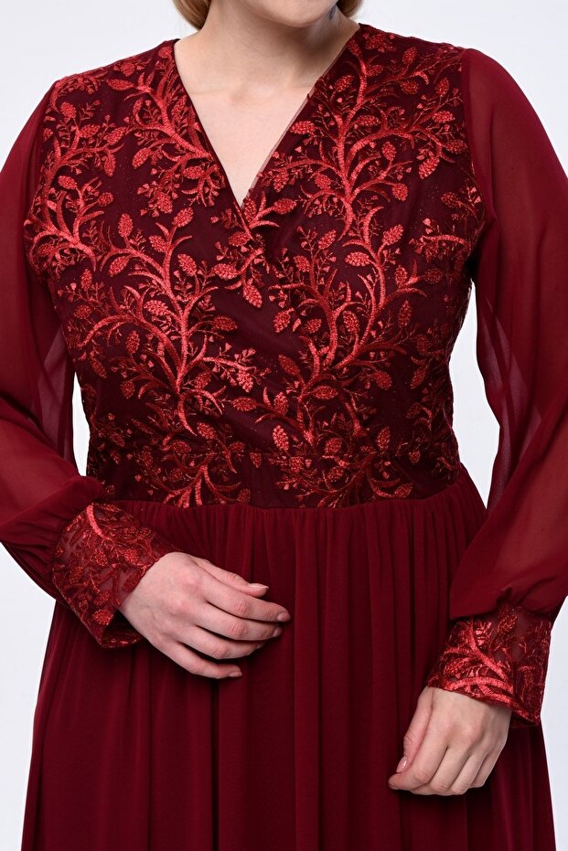 Rochie de seara lunga din sifon - 6